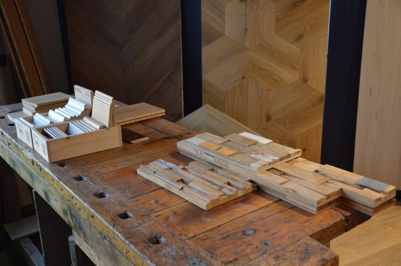 banco showroom danesi parquet